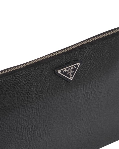 prada saffiano leather clutch|authentic Prada saffiano.